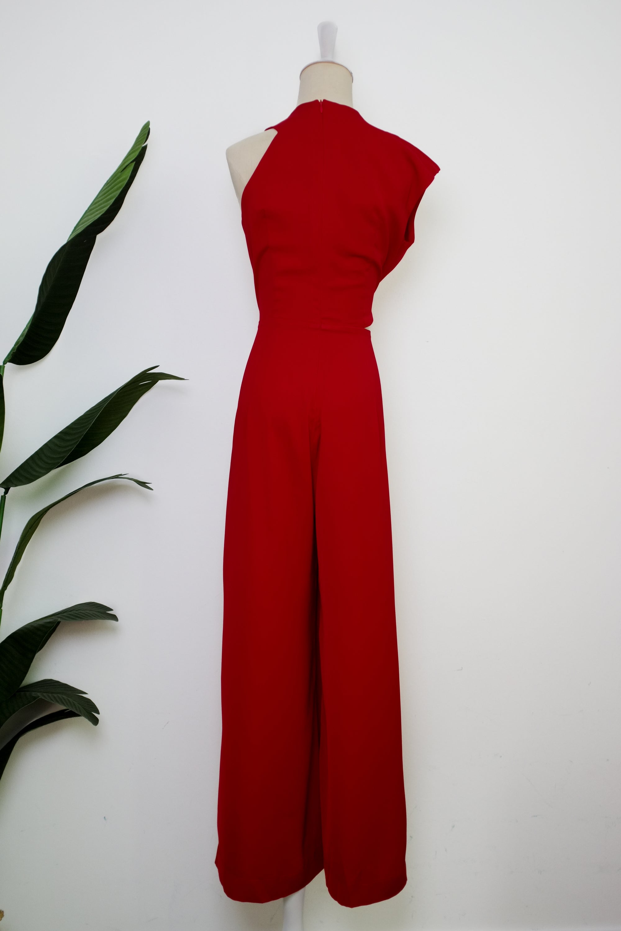 Leilani Maxi Jumpsuit - Red / Navy