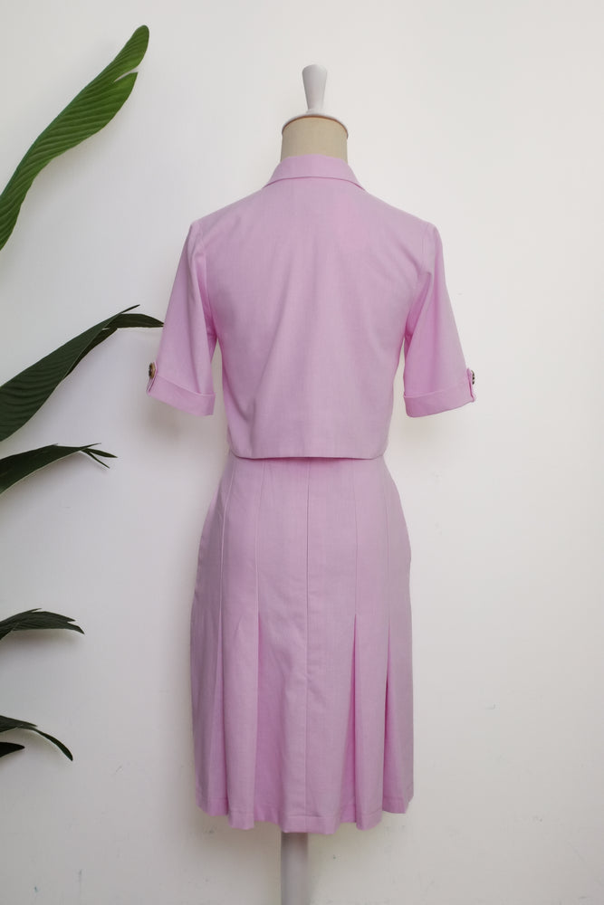 Emery Blazer Dress - Raspberry / Purple / Light Lilac