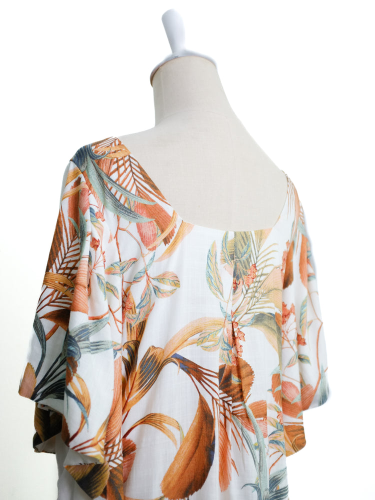 
            
                Load image into Gallery viewer, Carmela Flutter Sleeves Dress - Harvest
            
        