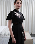 Drea Signature Cut-out Cheongsam with Sleeves (Pre-order)