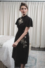 Drea Signature Cut-out Cheongsam with Sleeves (Pre-order)
