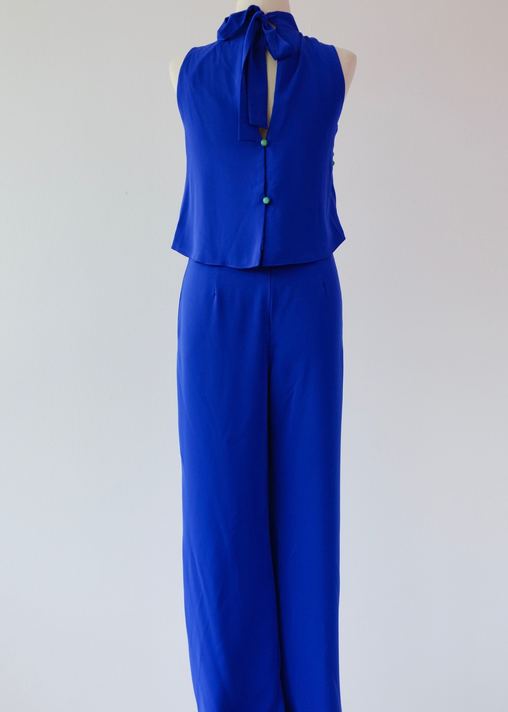 Jess Jumpsuit - Cobalt / Fuchsia