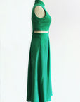 Signature Cut-Out Cheongsam - Emerald (Pre-order)