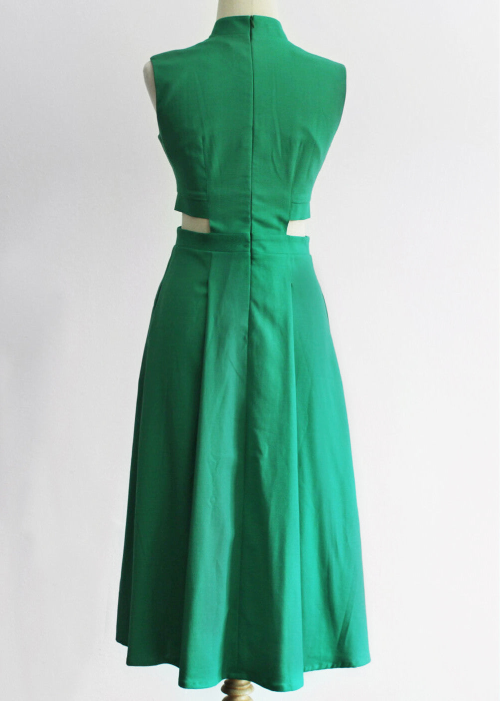 Signature Cut-Out Cheongsam - Emerald (Pre-order)