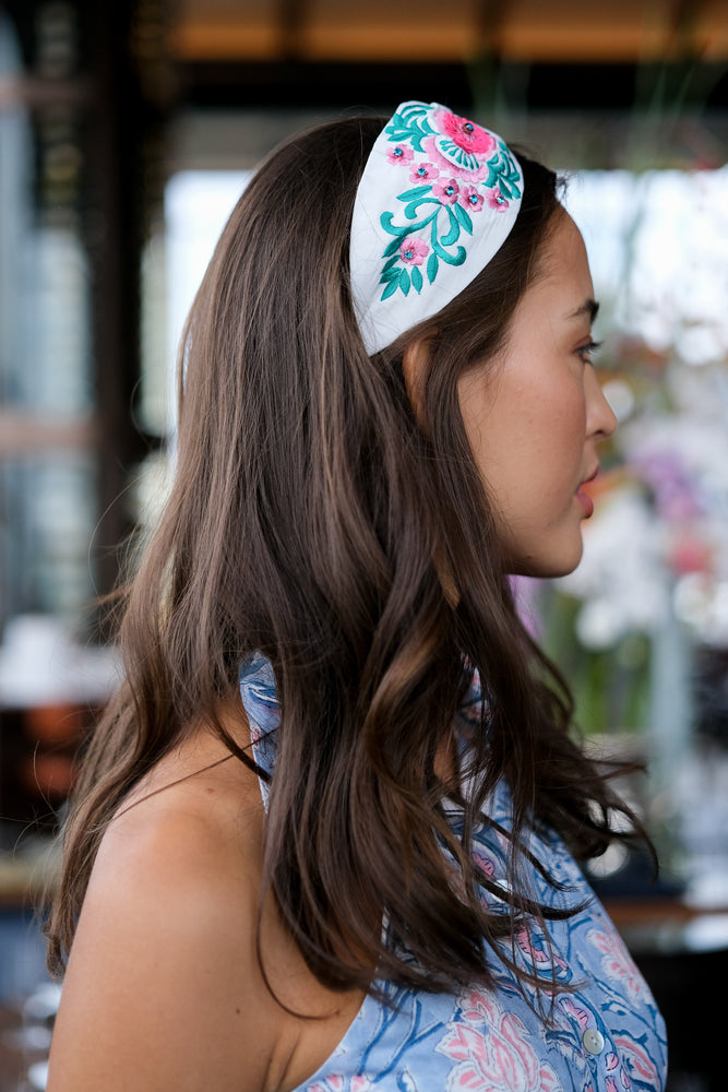 Mint Florals Headband