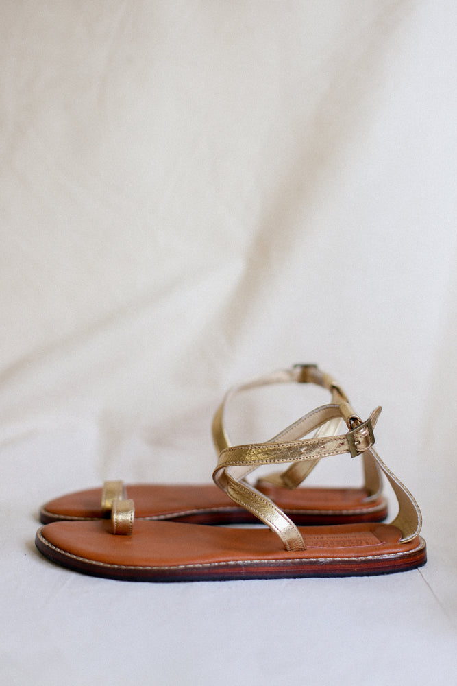 
            
                Load image into Gallery viewer, Diana Gold Sandals
            
        