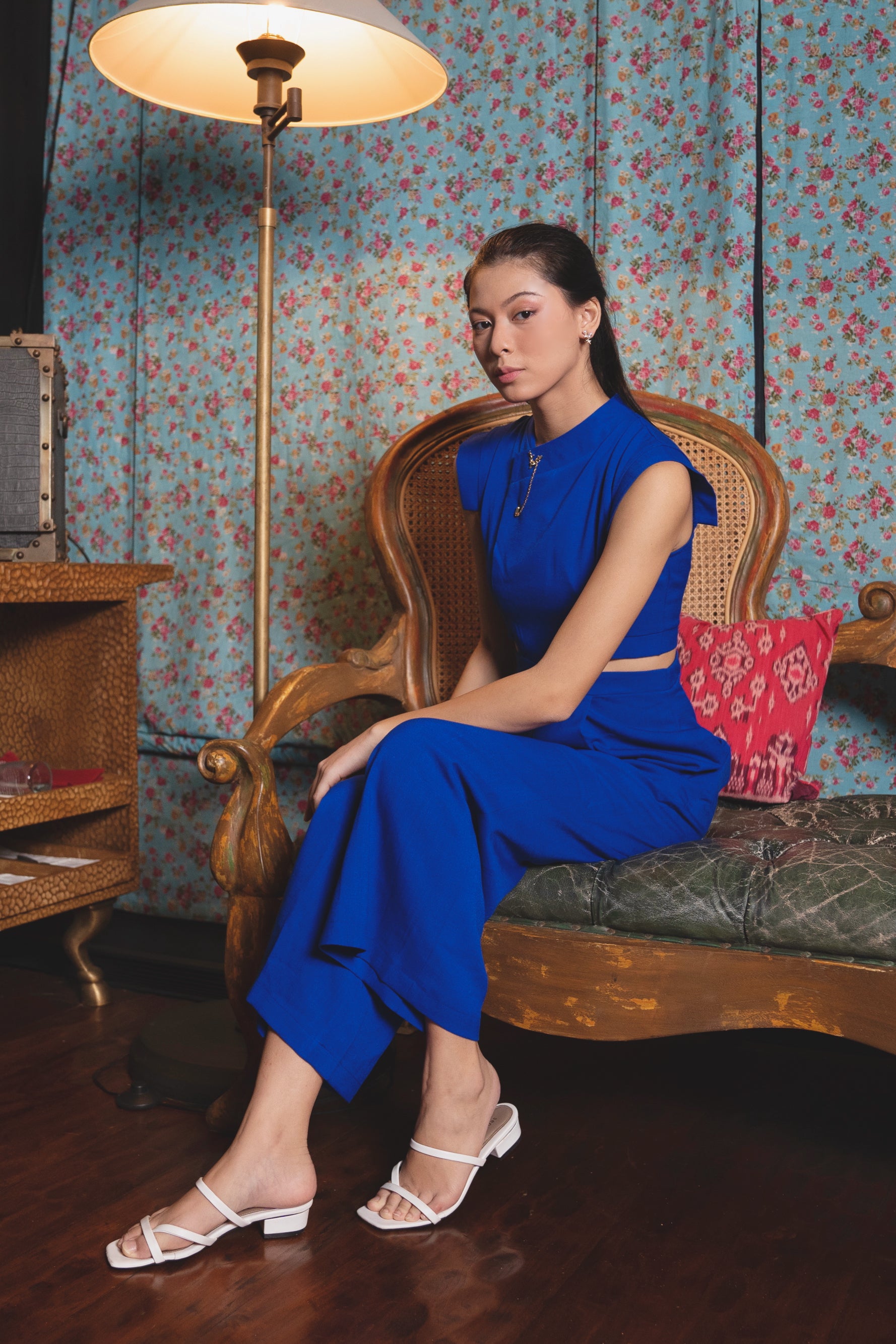 Athena Cut-Out Maxi Jumpsuit (Pre-order)