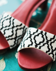 Damask Delight Heeled Sandal
