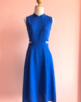 Signature Cut-Out Cheongsam - Cobalt (Pre-order)