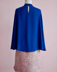 Dance Away Cape Top - Red/ Forest Green/ Cobalt / Black (Pre-order)