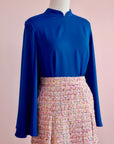 Dance Away Cape Top - Red/ Forest Green/ Cobalt / Black (Pre-order)