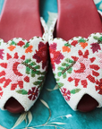 Walk in the Park Beaded Peeptoe