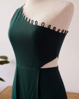 Raven Convertible Jumpsuit - Fuchsia / Black / Forest Green (Pre-order)